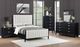 Coaster® Brookmead 5-Piece Black/Off-White California King Panel Bedroom Set-0