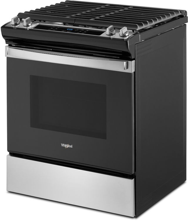 Whirlpool® 30" Stainless Steel Slide In Gas Range-3