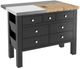Canadel® Gourmet Peppercorn Washed Kitchen Island-0
