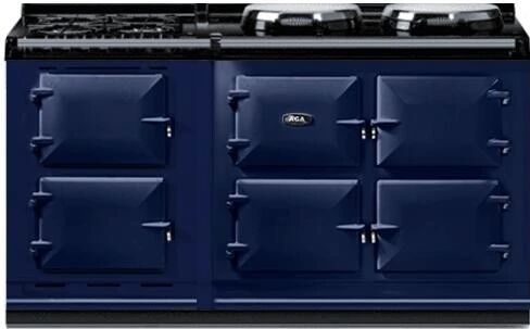 AGA™ eR7 160 Classic Cast Iron 63" Dark Blue Pro Style Dual Fuel Range-0