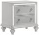 New Classic® Home Furnishings Stardust 4-Piece White Queen Panel Bedroom Set-4