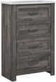 Mazin Furniture Beowulf Rustic Grey Chest-0