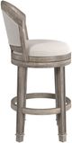HH2 Home Monae Distressed Dark Gray/Gray Swivel Bar Stool-2