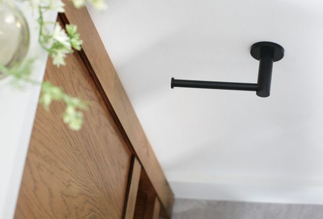 PEERLESS® Precept® Matte Black Toilet Paper Holder-1