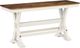 Signature Design by Ashley® Jendanton Antique White/Brown Large Counter Bench-3