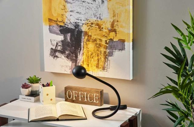 Adesso® Cobra Black LED Desk Lamp-4