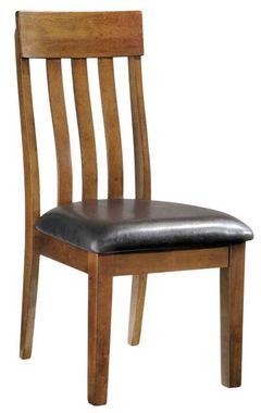 Signature Design by Ashley® Ralene Black/Medium Brown Upholstered Dining Side Chair