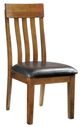 Signature Design by Ashley® Ralene Black/Medium Brown Upholstered Dining Side Chair-0