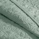 Olliix by Madison Park Quebec Seafoam Twin Reversible Bedspread Set-1