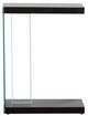 Steve Silver Co. Elaina Glossy Black Chair Side End Table with Glass Frame-3