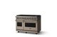 Viking® 5 Series 48" Nantucket Pro Style Dual Fuel (LP) Range with Polished Chrome Trim-2