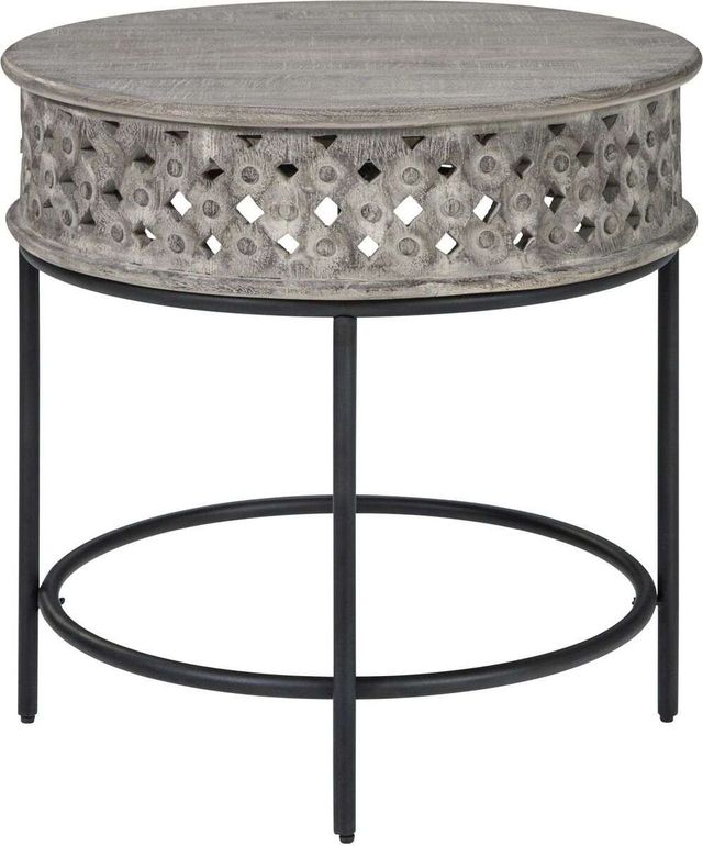 Signature Design by Ashley® Rastella 2-Piece Gray/Black Living Room Table Set-2