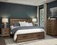 Magnussen Home® Callisto Bourbon Brown California King Panel Storage Bed-1