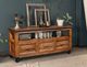 Horizon Home® Urban Rustic Brown TV Stand-2