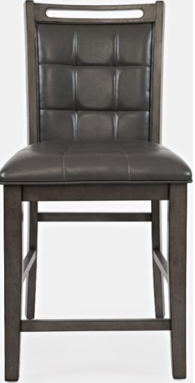 Hillsdale Copenhagen Swivel Counter Stool, 2024 Black Leather