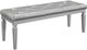 Homelegance® Allura Silver Bed Bench-0