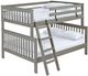 Crate Designs™ Furniture Storm Full XL/Queen Mission Bunk Bed-0