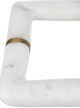 A & B Home White Marble Chain Sculpture-4