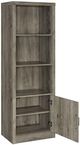 Coaster® Burke Gray Driftwood Media Tower-1