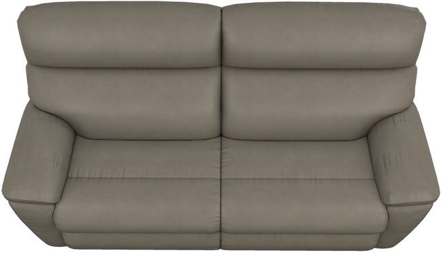 La-Z-Boy® Roman Gray Leather 2-Seat Manual Reclining Sofa-4