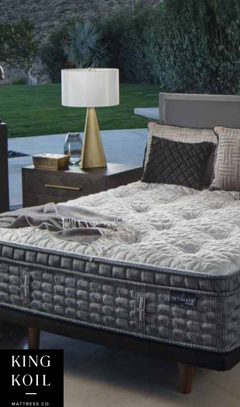 King Koil® Merida 16" Wrapped Coil Medium Euro Top California King Mattress-2