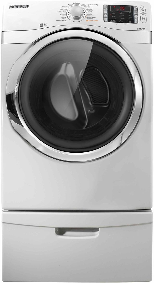 Samsung 7.5 Cu. Ft. Neat White Electric Dryer-1
