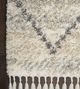 Nourison Home™ Oslo Shag Ivory/Grey 5'x8' Style 1 Area Rug-1