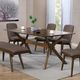 Winners Only® Santana Brown Boat Shaped Dining Table-1