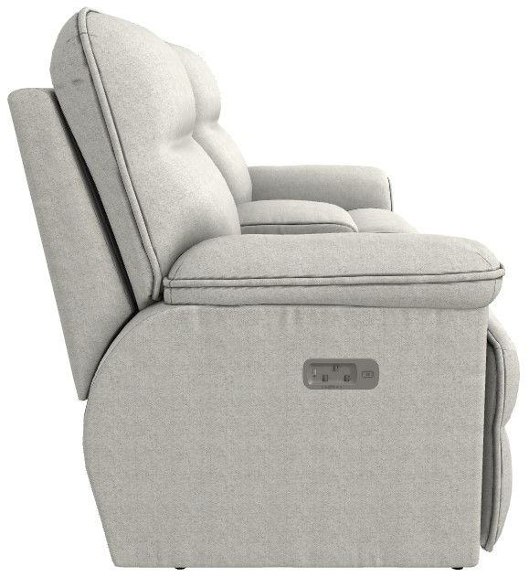 La-Z-Boy® Jay Oatmeal Power Reclining Loveseat with Console, Headrest, and Lumbar-2