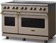 Viking® 5 Series 48" Nantucket Pro Style Induction Range with Brushed Brass Trim-2