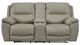Signature Design by Ashley® Next-Gen Gaucho Putty Manual Reclining Loveseat with Console-1