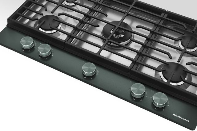 KitchenAid® 36" Juniper Gas Cooktop with 5 Burners and Integrated Wok Grate-2