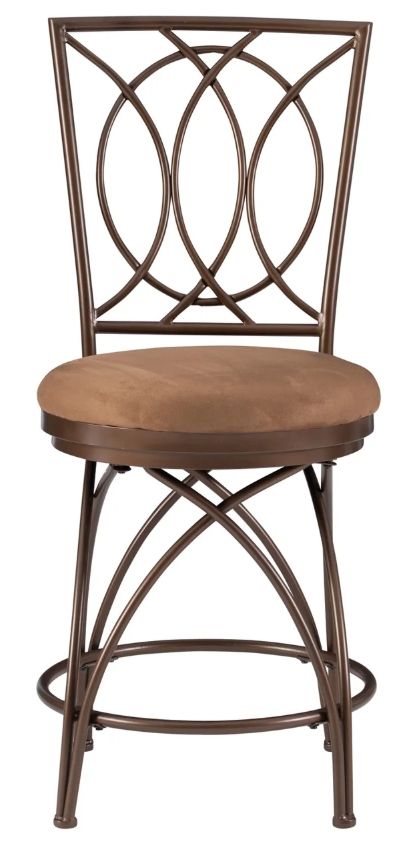 Powell® Brasco Bronze/Tan Big and Tall Counter Stool-1