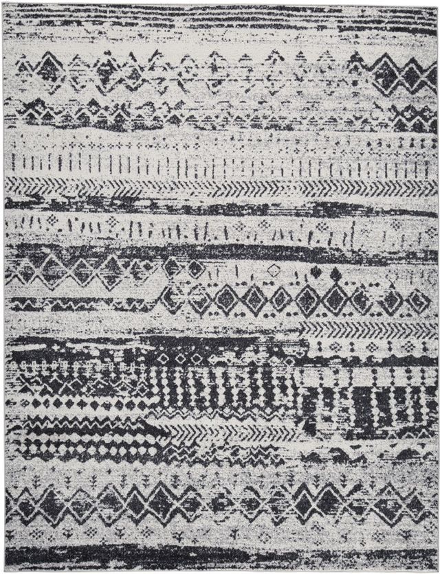 Signature Design by Ashley® Devman Black/Cream/Gray 5'x7' Medium Area Rug-0