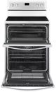 Whirlpool® 30" White Ice Double Oven Freestanding Electric Range-1