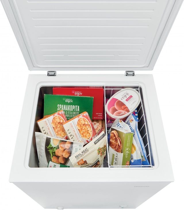 Frigidaire® 5.0 Cu. Ft. White Chest Freezer-4