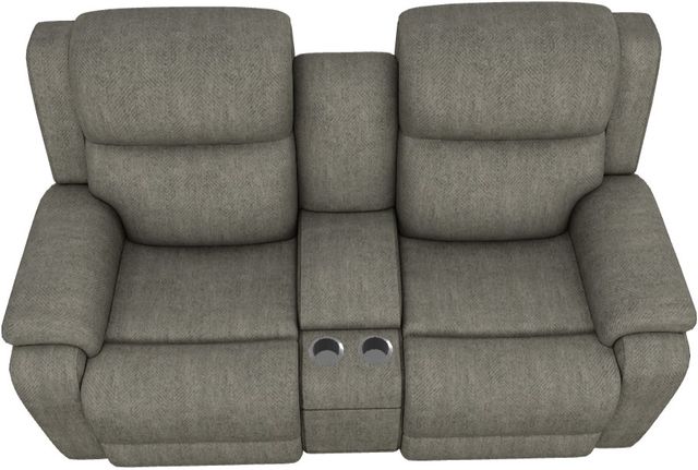 La-Z-Boy® Dorian Metal Power Reclining Loveseat with Console and Headrest-4