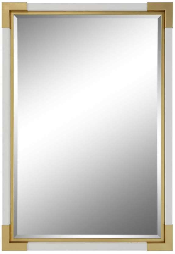Uttermost® Malik Gold/White Mirror-0
