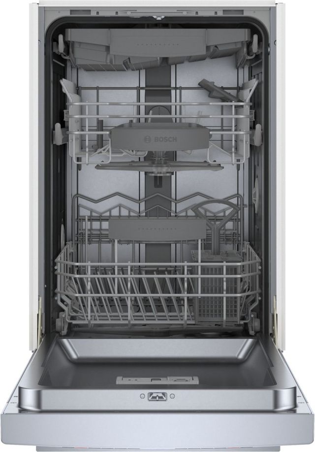 Bosch® 800 Series 18" Stainless Steel Front Control Built In Dishwasher-1