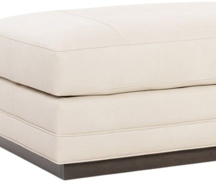 Smith Brothers Customizable 220 Leather Ottoman-1