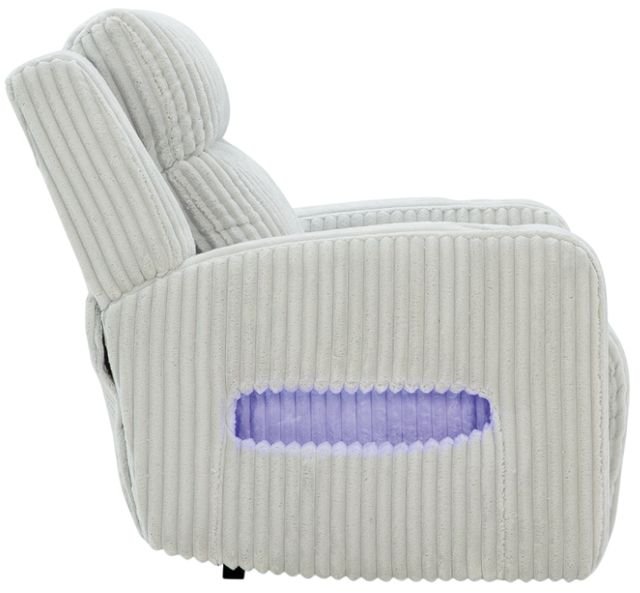 Signature Design by Ashley® Forest Lake Alloy Power Recliner with Adjustable Headrest-2