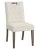 Fairfield® Customizable Entree Dining Pull Short Back Dining Chair with Mica Legs and Buttons-0