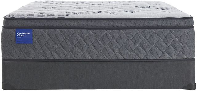 Sealy® Carrington Chase Colbalt 15" Wrapped Coil Plush Euro Pillow Top Queen Mattress-3