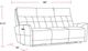 Parker House® Gershwin Lucca Butterscotch Power Zero Gravity Reclining Sofa-2