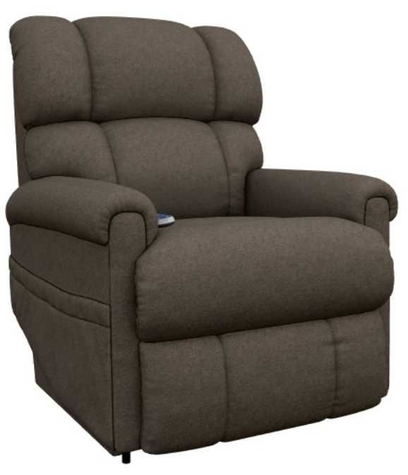 La-Z-Boy® Pinnacle Platinum Java Power Lift Recliner with Headrest and Lumbar-0