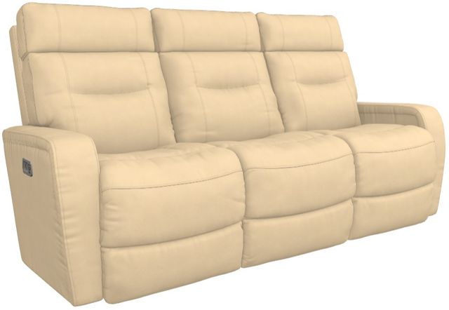 La-Z-Boy® Baron Cashew Power Wall Reclining Sofa with Headrest-0