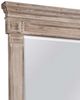 Bassett Mirror Ione Distressed Gray Floor Mirror-2