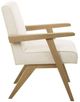 Uttermost® Blakely Oak/Snow Dining Arm Chair-4