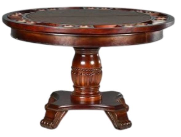 Steve Silver Co.Tournament 5-Piece Medium Cherry Game Table Set-2