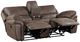 Homelegance® Proctor Brown Manual Double Reclining Console Loveseat-3